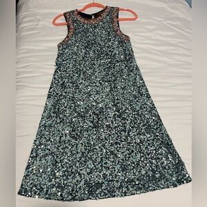 ANTHROPOLOGIE | Varun Bahl Sequin Sleeveless‎ Dress